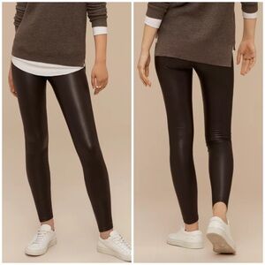 Aritzia Wilfred Free Daria Pant Legging Vegan Faux Leather